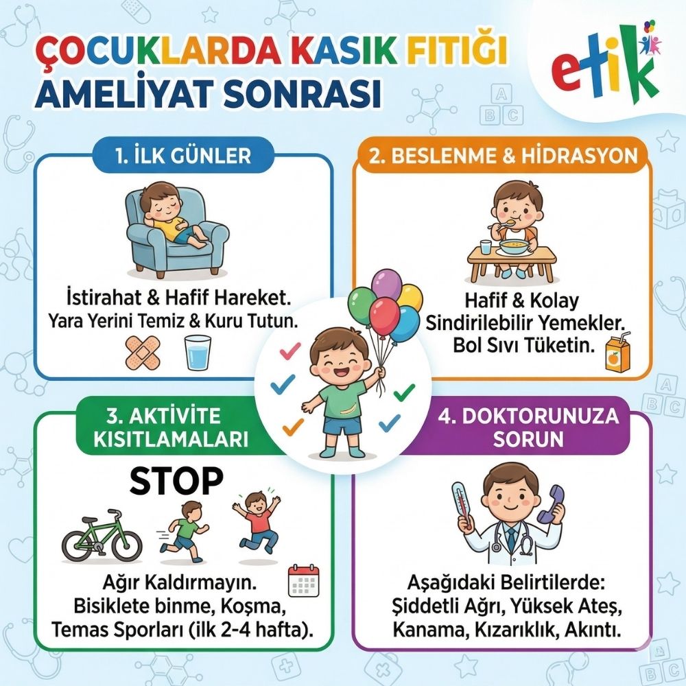 bebeklerde kasÄ±k fÄ±tÄ±ÄŸÄ± ameliyatÄ± sonrasÄ± nelere dikkat edilmeli