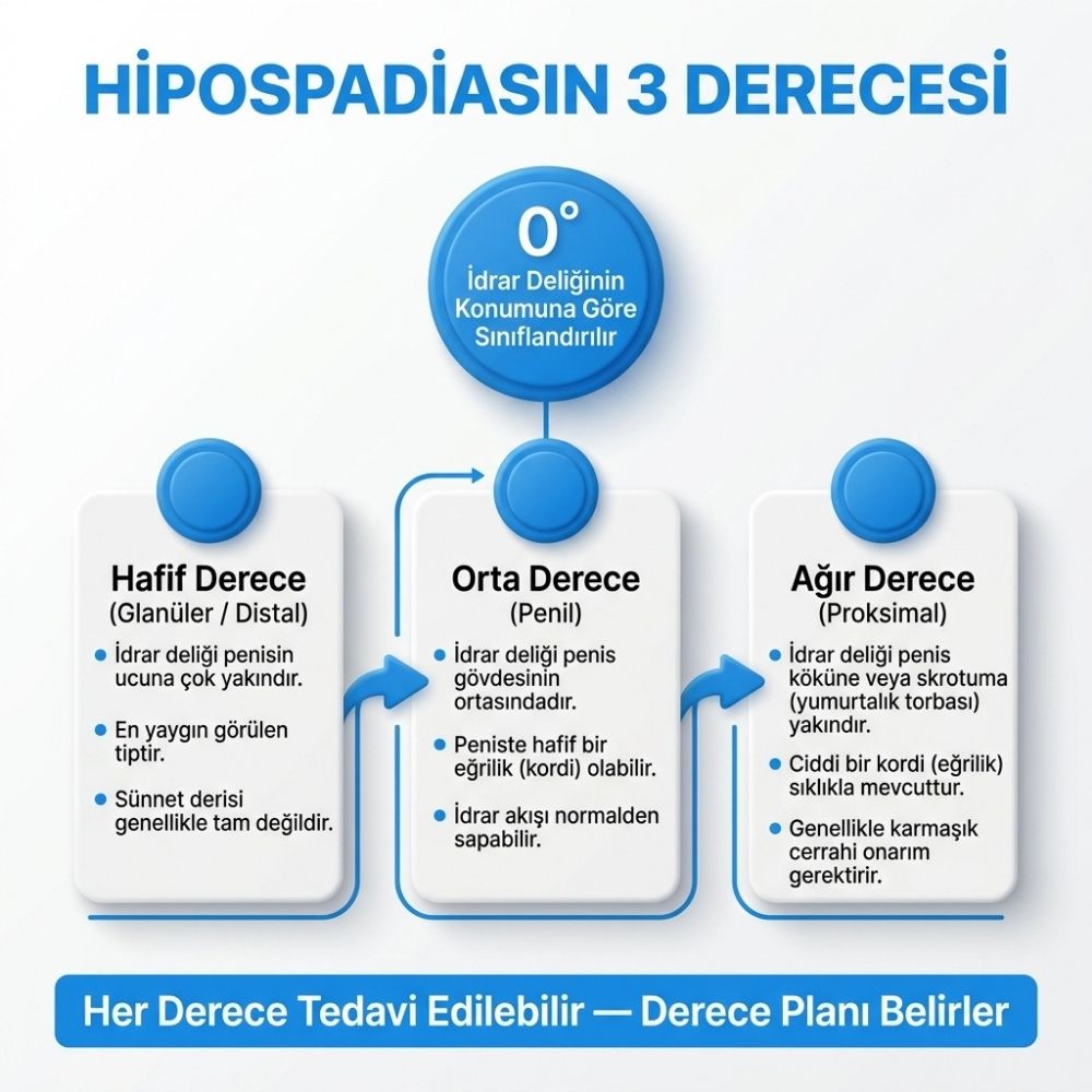 hipospadias dereceleri
