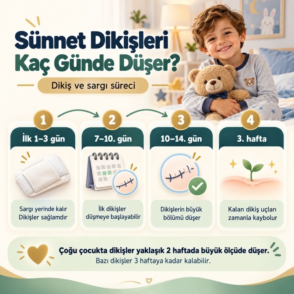 SÃ¼nnet dikiÅi kaÃ§ gÃ¼nde dÃ¼Åer