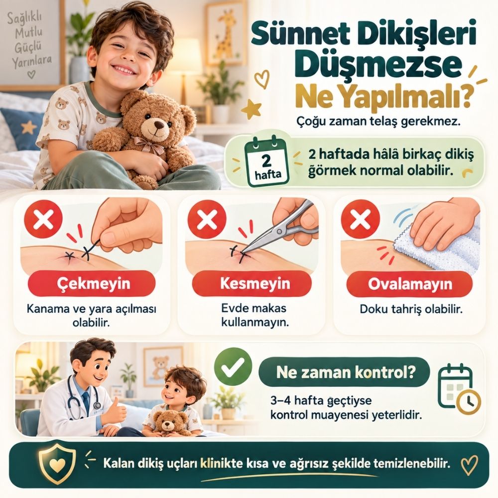 SÃ¼nnet dikiÅleri dÃ¼Åmezse ne yapÄ±lmalÄ±