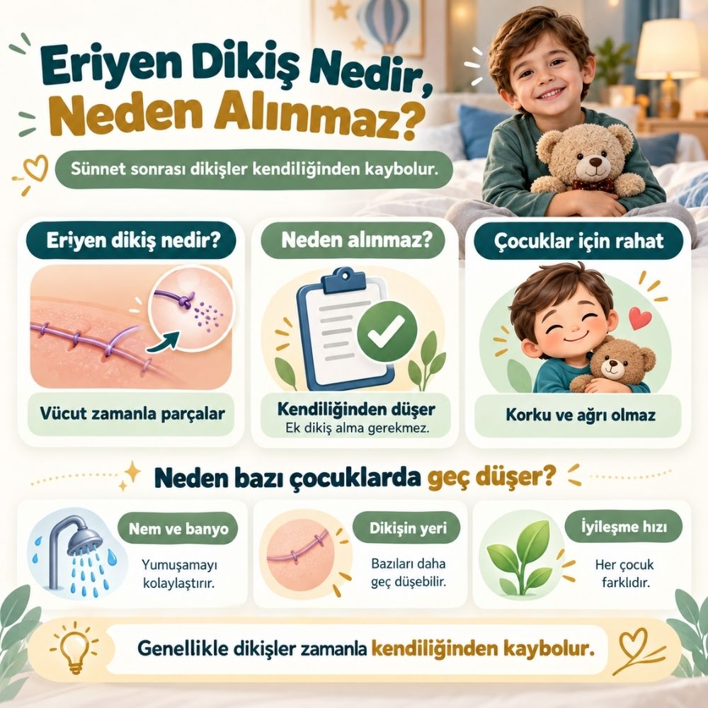 SÃ¼nnette kullanÄ±lan eriyen dikiÅ