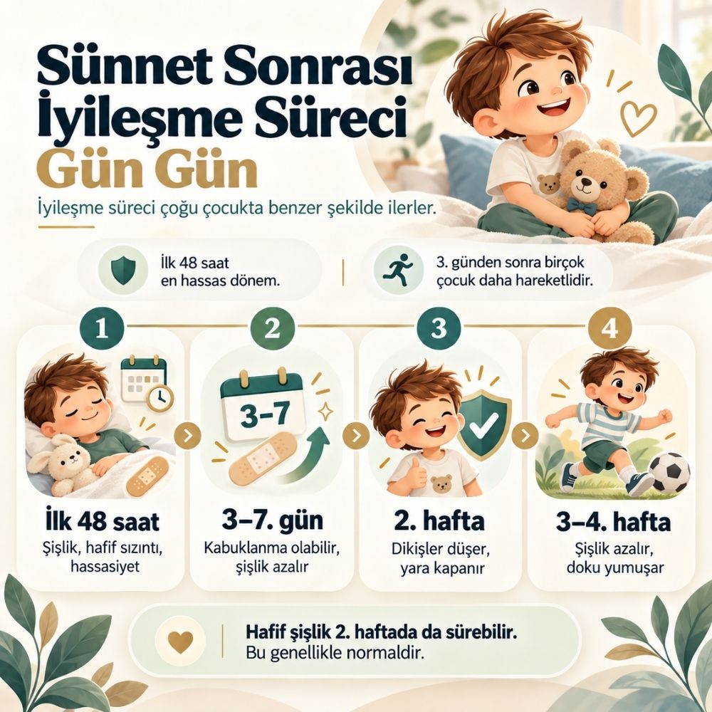 SÃ¼nnet sonrasÄ± iyileÅme sÃ¼reci