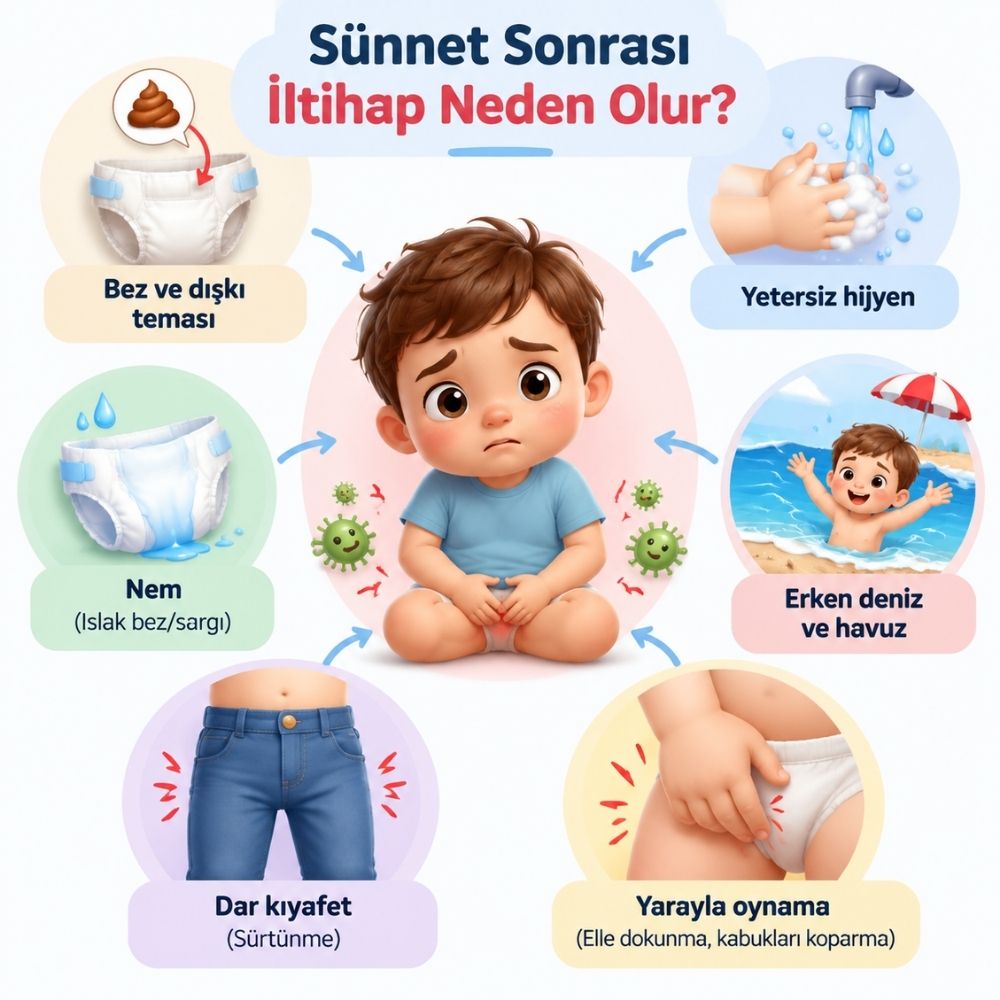 SÃ¼nnetten sonra enfeksiyon belirtileri