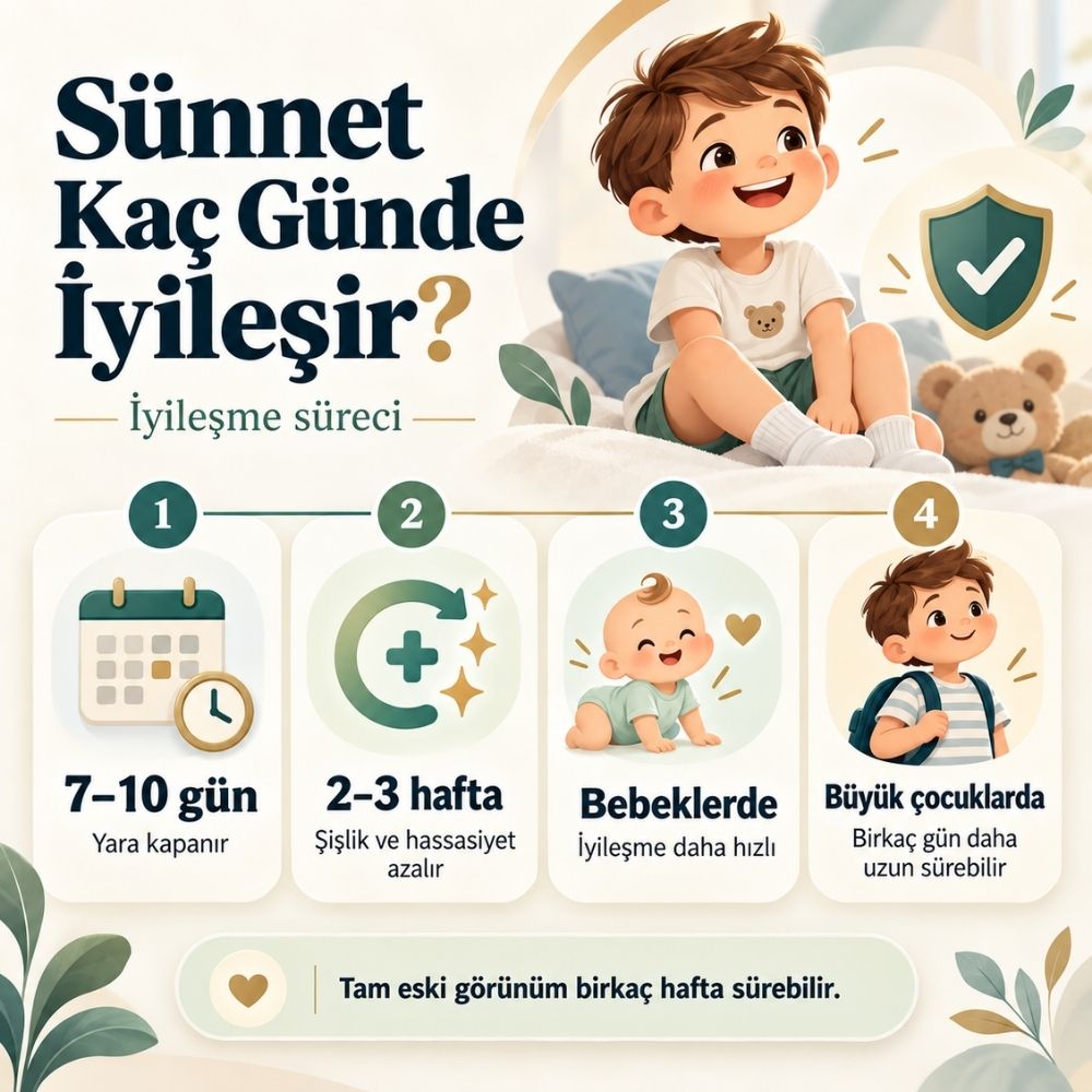 SÃ¼nnet kaÃ§ gÃ¼nde iyileÅir